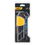 Набор шестигранных ключей удлиненных Deli DL231209H 9шт размеры 1,5,2,2,5,3,4,5,6,8,10мм, пластиковый держатель — изображение 4