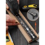 Измерительный и разметочный инструмент Рулетка Deli Home Series BlackHT8316 3м х 16мм, эксклюзивный дизайн, корпус - высококачественный софттач пластик — изображение 3