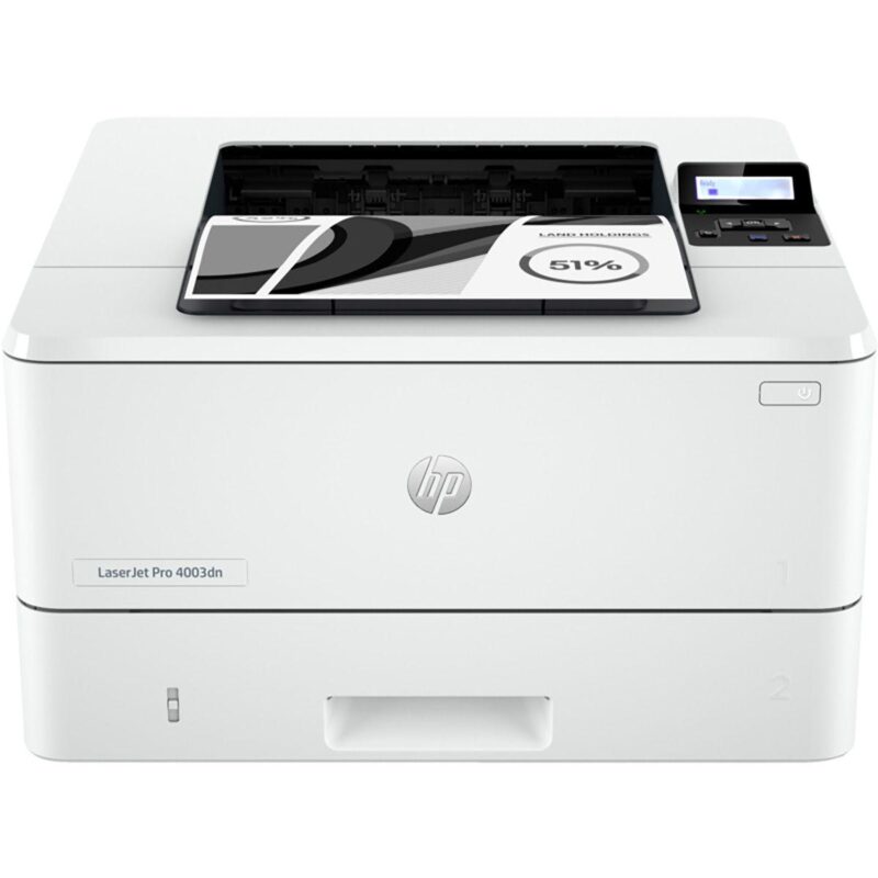 23156ecb68d32e9b397fca0e6a8dc7fe.jpg Принтер HP LaserJet Pro 4003dn A4, лазерный, черно-белый, 40стр/мин, 1200dpi, 1200МГц, 256Мб, AirPrint/USB/Ethernet, 3050стр/картридж, (2Z609A) — изображение 1