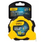 Рулетка Deli DL3799 10м*25мм, Автостоп, ударопрочный корпус, метрическая — изображение 5