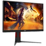 Монитор 23.8" AOC 24G4HA Black (IPS, 1920x1080, 200Hz, 0.5 ms, 178°/178°, 300 cd/m, 1000:1, +2xHDMI 2.0, +DisplayPort 1.4, +MM, Pivot) — изображение 3