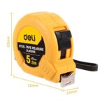 Рулетка Deli DL9005B 5м*19мм, метрическая, ударопрочный корпус — изображение 2