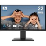 Монитор 21.45" MSI PRO MP223 E2 Black (VA, 1920x1080, HDMI+DP, 1 ms, 178°/178°, 250 cd/m, 3000:1 (100M:1), 100Hz)