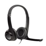Гарнитура Logitech H390 черная, USB, 20-20000 Гц, накладная конструкция, поворотный микрофон, кабель 2.4м
