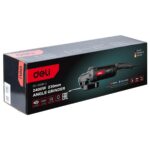 Угловая шлифмашина сетевая Deli DE-JM230-2E (2400Вт, 230мм, 6400об/мин, картон) — изображение 4