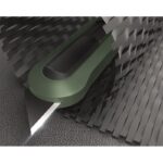 Набор технических ножей "Home Series Green" Deli Bad Pack HT4003L (ножи 9мм+18мм+Т-образный), эксклюзивный дизайн, корпус из высококачественного софттач пластика — изображение 3
