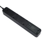Сетевой фильтр Гарнизон EPS-4-U3-B-2 черный, 4 розетки 220В, 10А, 3 розетки USB-A 5В, кабель 2м, ур.защиты 2+, пакет — изображение 3