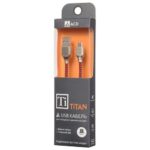 Кабели USB ACD USB кабель ACD-Titan MicroUSB ; USB-A Нейлон, 1м, красно-черный (ACD-U927-M1R) — изображение 2
