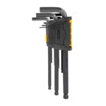Набор шестигранных ключей с шаром удлиненных Deli DL232209H 9 шт размеры 1,5,2,2,5,3,4,5,6,8,10мм, пластиковый держатель — изображение 2