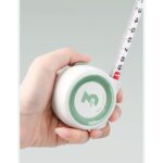 Рулетка "Home Series White" Deli H8103 3м х 19мм, клипса, шнурок, эксклюзивный дизайн — изображение 2