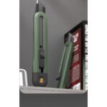 Набор технических ножей "Home Series Green" Deli Bad Pack HT4003L (ножи 9мм+18мм+Т-образный), эксклюзивный дизайн, корпус из высококачественного софттач пластика — изображение 9