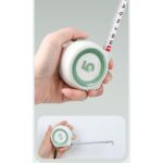 Рулетка "Home Series White" Deli H8105 5м х 19мм, клипса, шнурок, эксклюзивный дизайн — изображение 2