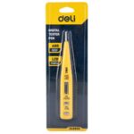 Индикаторная отвертка-тестер напряжения цифровая Deli DL8003 (12-250 В) — изображение 5