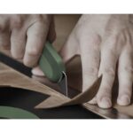 Набор технических ножей "Home Series Green" Deli Bad Pack HT4003L (ножи 9мм+18мм+Т-образный), эксклюзивный дизайн, корпус из высококачественного софттач пластика — изображение 5