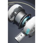 Рулетка "Home Series White" Deli H8103 3м х 19мм, клипса, шнурок, эксклюзивный дизайн — изображение 5