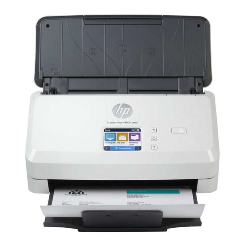 db928391848423b0187e09d52982eba5.jpg Сканер HP Bad Pack ScanJet Pro N4000 snw1 A4, Протяжный, Цветное, 80 (двуст.)/40(одностр.)стр/мин, 600 х 600dpi, 512Мб, 50АПД, Ethernet/USB/Wi-Fi 6FW08A bp — изображение 1