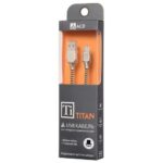 Кабели USB ACD USB кабель ACD-Titan Type-C ; USB-A Нейлон, 1м, желто-черный (ACD-U927-C2Y) (550922) — изображение 2