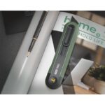 Набор технических ножей "Home Series Green" Deli Bad Pack HT4003L (ножи 9мм+18мм+Т-образный), эксклюзивный дизайн, корпус из высококачественного софттач пластика — изображение 2