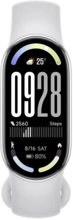 Фитнес-трекер Xiaomi Smart Band 10 TFT корп.:серебристый рем.:белый (BHR07PSGL) — изображение 2