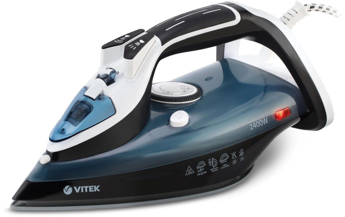 Утюг/ Утюг Vitek VT-8304 2400Вт черный/белый/синий — изображение 3