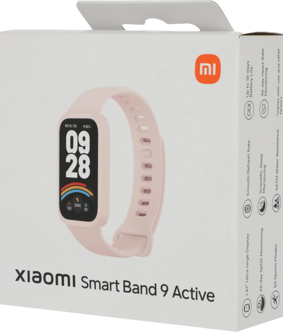 Фитнес-трекер Xiaomi Smart Band 9 Active TFT корп.:розовый рем.:розовый (BHR9917GL) — изображение 10