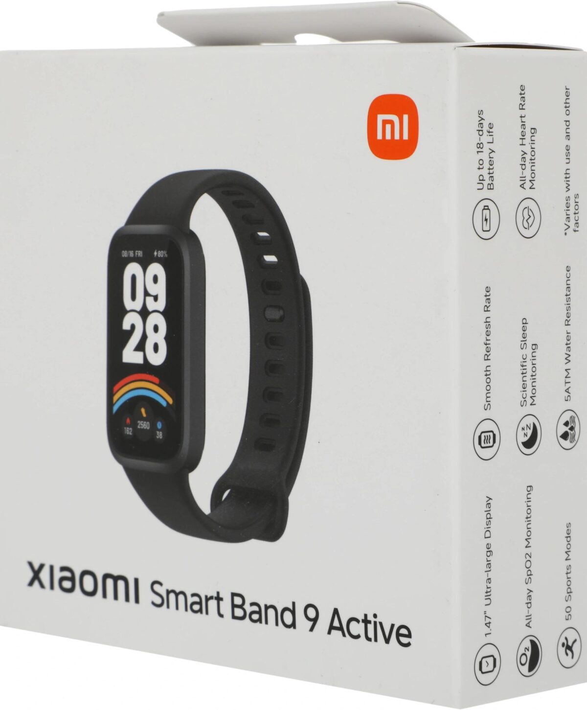 Фитнес-трекер Xiaomi Smart Band 9 Active TFT корп.:черный рем.:черный (BHR9444GL) — изображение 18
