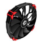 Вентилятор ID-Cooling Вентилятор ID-COOLING NO-14025K 140x140x25мм (24шт./кор, PWM, Low Noise, резиновые углы, черный, 800-1600об/мин) BOX (300344) — изображение 3