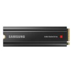 Твердотельный накопитель SSD Samsung 980 PRO Black M.2 2280 MZ-V8P2T0 2TB Client SSD PCIe Gen4x4 with NVMe, 7000/5100, IOPS 1000/1000K, MTBF 1.5M, 3D NAND TLC, 2048MB, 1200TBW, 0,33DWPD, Heat Sink, RTL (837690)