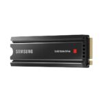 Твердотельный накопитель SSD Samsung 980 PRO Black M.2 2280 MZ-V8P2T0 2TB Client SSD PCIe Gen4x4 with NVMe, 7000/5100, IOPS 1000/1000K, MTBF 1.5M, 3D NAND TLC, 2048MB, 1200TBW, 0,33DWPD, Heat Sink, RTL (837690) — изображение 3