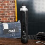 Отвертка аккумуляторная Deli DL-DP04-E1B2 (3,6В, 2А*ч, 5Нм, набор бит 24 шт, пласт. кейс) — изображение 9