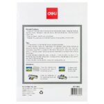 Пленка для ламинирования Deli E3816, 80мкм, 216х303 мм, 100шт., глянцевая, A4 Bad Pack — изображение 4