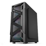 Корпус ALSEYE Warrior-B Mini-ITX/Micro ATX/ATX, USB2.0*2+HD Audio+USB3.0*1, H.D.D.(3.5")*2pcs+S.S.D(2.5")*2pcs, 354*185*413mm — изображение 2