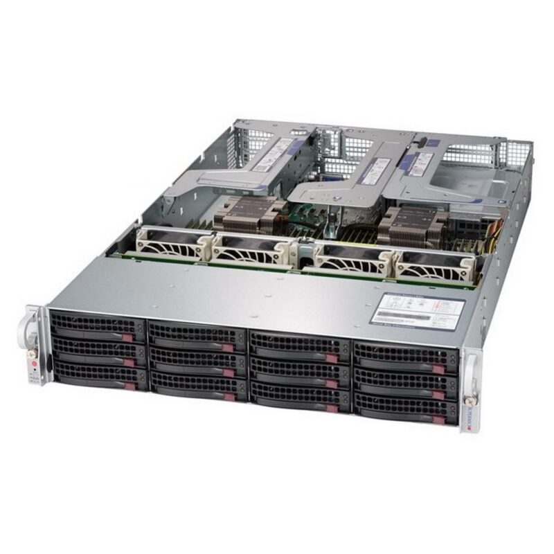 1038526 Платформа системного блока SuperMicro SYS-6029U-E1CR4 Power Supply: Intel H79286-011 1300W, Chassis: CSE-LA29UTS-R0NP-FT019 — изображение 1