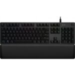 Клавиатура игровая Logitech G513 Carbon Tactile |920-009329| черная, механическая GX Brown, 104 клавиши, RGB подсветка, USB кабель 1,8м, подставка под запястья — изображение 2