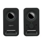 Колонки акустические Logitech Z150 Black черные, стерео 2.0, 3Вт, 150Гц-20КГц, jack 3.5мм, кабель 1.8м, адаптер питания 5В