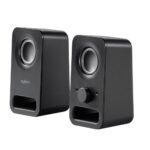 Колонки акустические Logitech Z150 Black черные, стерео 2.0, 3Вт, 150Гц-20КГц, jack 3.5мм, кабель 1.8м, адаптер питания 5В — изображение 2