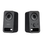 Колонки акустические Logitech Z150 Black черные, стерео 2.0, 3Вт, 150Гц-20КГц, jack 3.5мм, кабель 1.8м, адаптер питания 5В — изображение 3