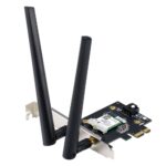 Адаптер беспроводной связи (Wi-Fi) ASUS PCE-AX1800 WiFi 6 Bluetooth 5.2 1201Mbps+574Mbps 5GHz/2.4GHz (90IG07A0-MO0B00) (463849)
