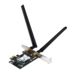 Адаптер беспроводной связи (Wi-Fi) ASUS PCE-AX1800 WiFi 6 Bluetooth 5.2 1201Mbps+574Mbps 5GHz/2.4GHz (90IG07A0-MO0B00) (463849) — изображение 2