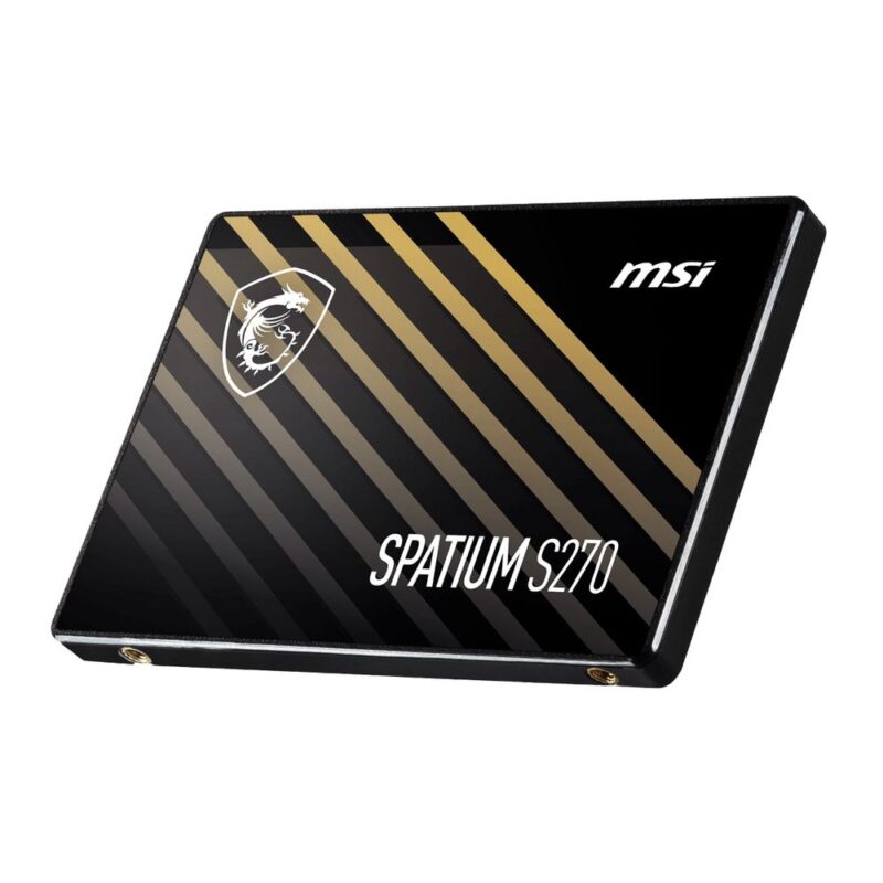 1043924 Тверотельный накопитель SSD MSI SPATIUM S270 S78-440N070-P83 240GB 2.5" Client SATA 6Gb/s, 500/400, IOPS 50/80K, MTBF 2M, 110TBW, 0,25DWPD, RTL (001151) — изображение 1