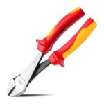 Диэлектрические усиленные диагональные бокорезы Deli DL512207 Bad Pack 180мм, сталь Cr-V, сертификат VDE для работ под напряжением до 1000 В