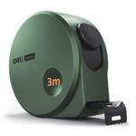 Bad Pack Рулетка "Home Series Green" Deli HT8316L 3м х 16мм, эксклюзивный дизайн, корпус - высококачественный софттач пластик