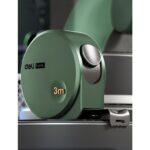 Bad Pack Рулетка "Home Series Green" Deli HT8316L 3м х 16мм, эксклюзивный дизайн, корпус - высококачественный софттач пластик — изображение 5