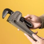 Трубный ключ Стиллсона облегченный Deli DL105018 405мм, максимальное открытие 60мм, Cr-Mo + алюминиевый сплав Bad Pack — изображение 6