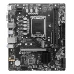 Материнская плата MSI PRO B760M-E DDR4 B760, LGA1700, 2*DDR4, 1*PCIEx16, 1*PCIEx1, 1*M.2, 4*USB3.2Gen1, 8*USB2.0, 4*SATA3.0, 1G, VGA, HDMI, M-ATX, RTL — изображение 2