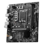 Материнская плата MSI PRO B760M-E DDR4 B760, LGA1700, 2*DDR4, 1*PCIEx16, 1*PCIEx1, 1*M.2, 4*USB3.2Gen1, 8*USB2.0, 4*SATA3.0, 1G, VGA, HDMI, M-ATX, RTL — изображение 3