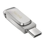 USB накопитель SanDisk 128GB Ultra Dual Drive Luxe, Silver USB Type-C — изображение 3