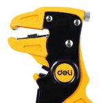 Автоматические клещи для снятия изоляции (стриппер) Deli DL2003 165мм, диапазон зачистки 0,5-6 мм, пружина с автоматическим возвратом Bad Pack — изображение 2
