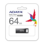 USB накопитель ADATA UR340 AROY-UR340-64GBK USB 3.2 64GB Gen1, Black, Retail — изображение 3