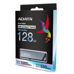 USB накопитель ADATA Elite UE800 AELI-UE800-128G-CSG 128GB OTG 3.2 Gen2, USB Type-C, grey, Retail — изображение 4